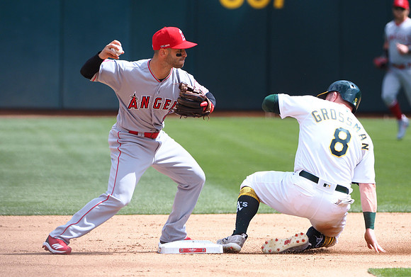 MLB: Los Angeles Angels at Oakland Athletics