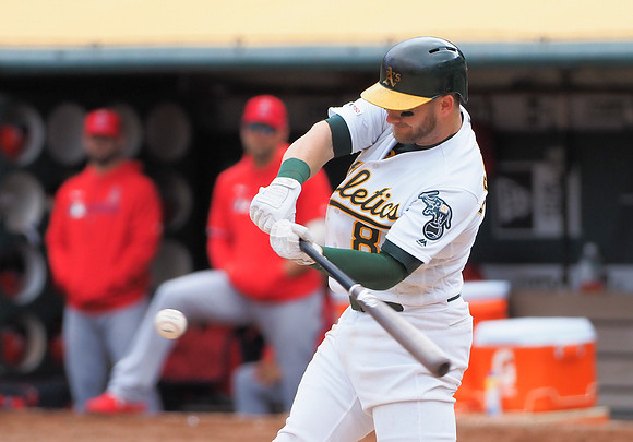 MLB: Los Angeles Angels at Oakland Athletics