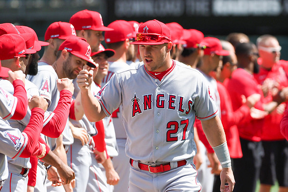 MLB: Los Angeles Angels at Oakland Athletics