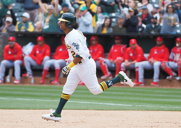 MLB: Los Angeles Angels at Oakland Athletics