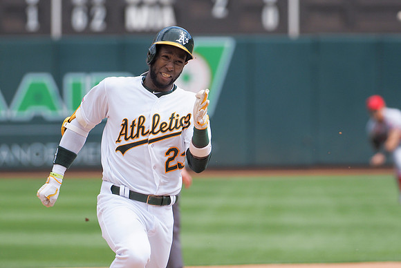 MLB: Los Angeles Angels at Oakland Athletics