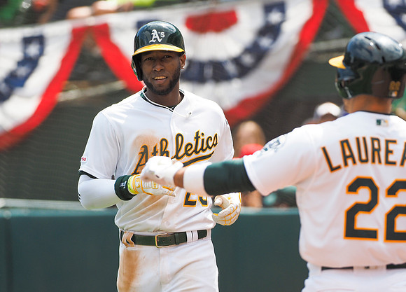 MLB: Los Angeles Angels at Oakland Athletics