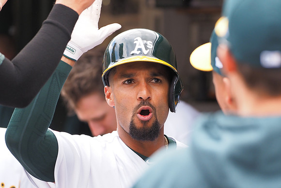 MLB: Los Angeles Angels at Oakland Athletics
