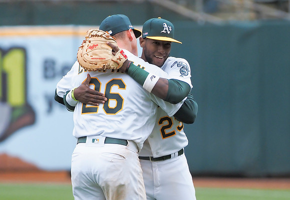 MLB: Los Angeles Angels at Oakland Athletics