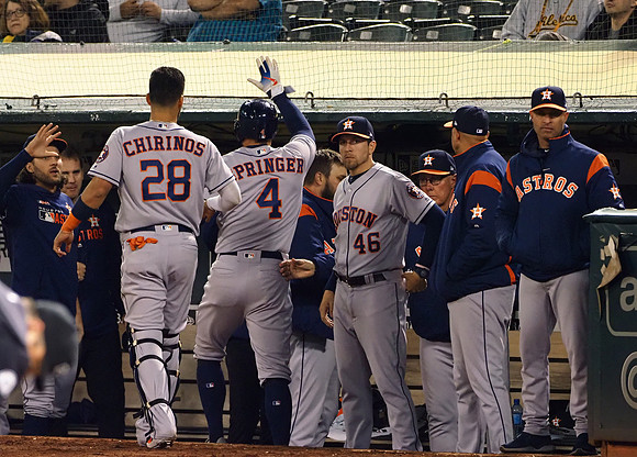 MLB: Houston Astros at Oakland Athletics