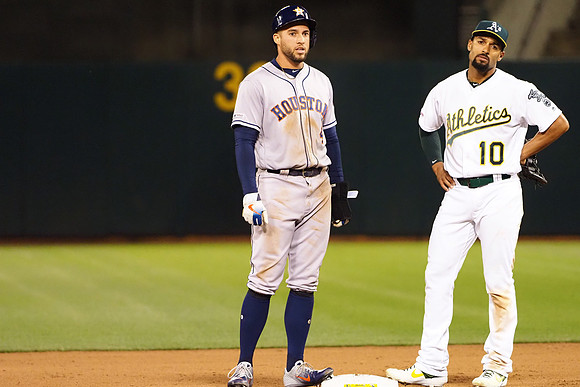 MLB: Houston Astros at Oakland Athletics