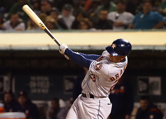 MLB: Houston Astros at Oakland Athletics