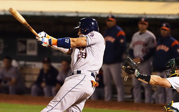 MLB: Houston Astros at Oakland Athletics