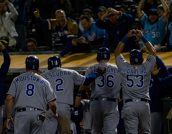 MLB: Kansas City Royals at Oakland Athletics