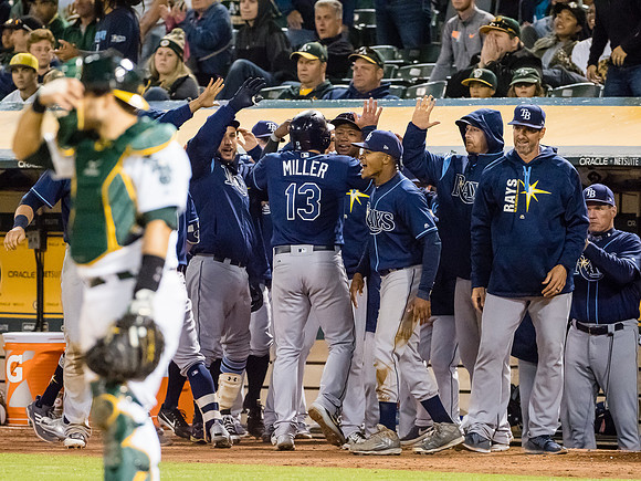 MLB: Tampa Bay Rays at Oakland Athletics
