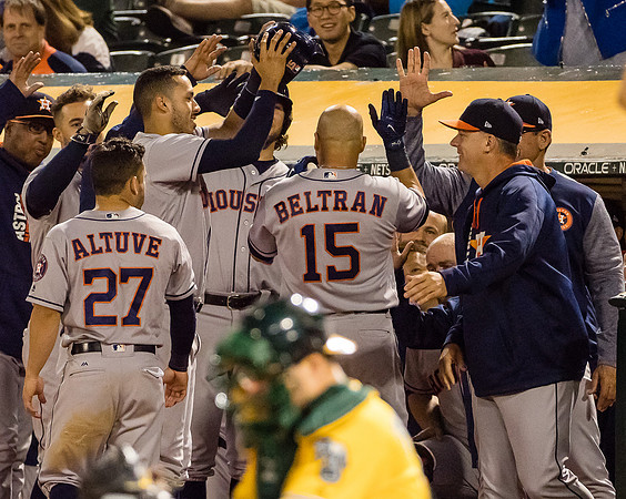 MLB: Houston Astros at Oakland Athletics