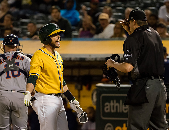 MLB: Houston Astros at Oakland Athletics