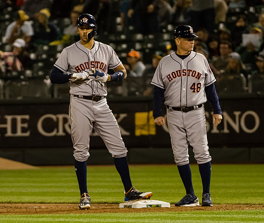 MLB: Houston Astros at Oakland Athletics