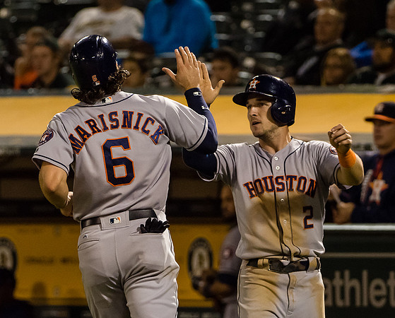 MLB: Houston Astros at Oakland Athletics