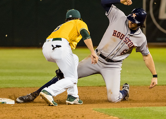 MLB: Houston Astros at Oakland Athletics