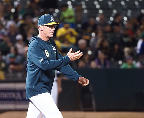 MLB: Los Angeles Angels at Oakland Athletics
