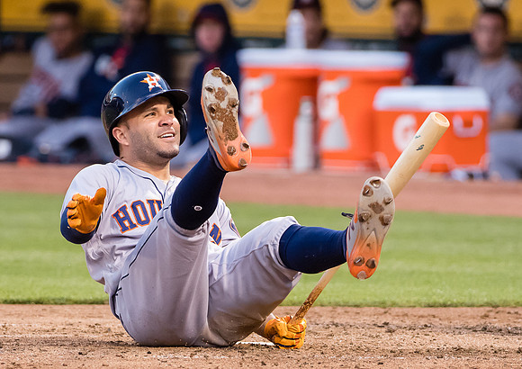 MLB: Houston Astros at Oakland Athletics