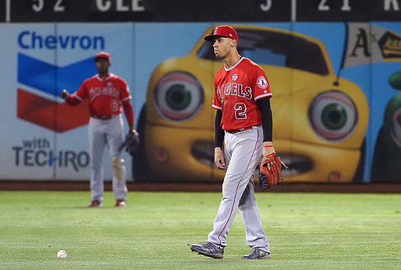 MLB: Los Angeles Angels at Oakland Athletics