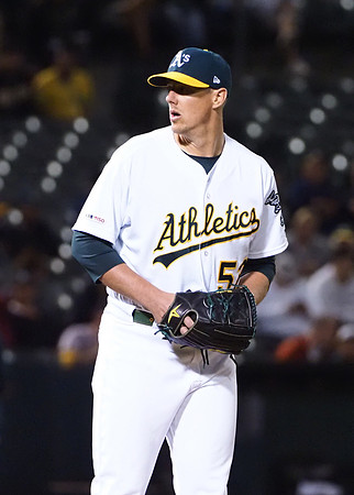 MLB: Los Angeles Angels at Oakland Athletics
