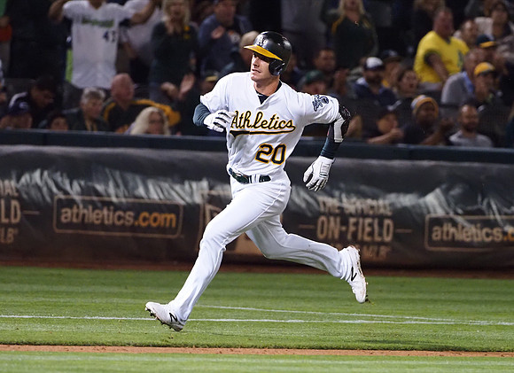 MLB: Los Angeles Angels at Oakland Athletics