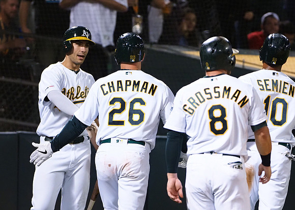 MLB: Los Angeles Angels at Oakland Athletics