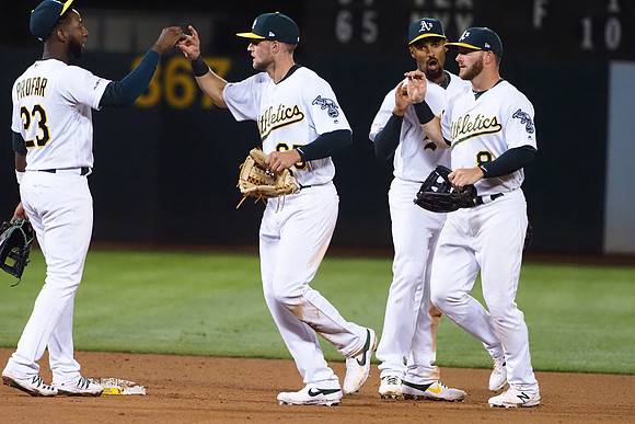 MLB: Los Angeles Angels at Oakland Athletics
