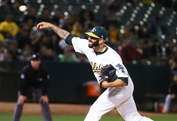 MLB: Los Angeles Angels at Oakland Athletics