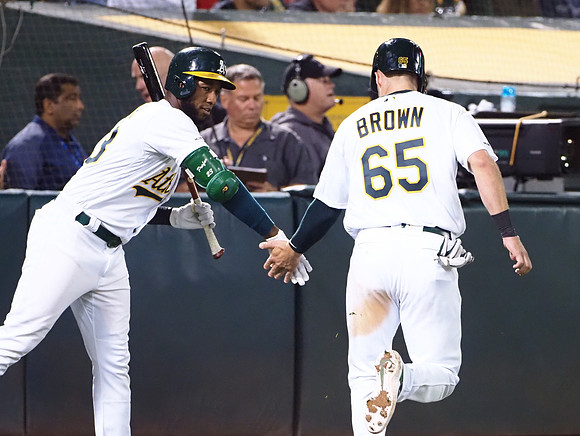 MLB: Los Angeles Angels at Oakland Athletics