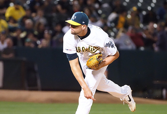 MLB: Los Angeles Angels at Oakland Athletics