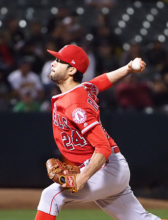 MLB: Los Angeles Angels at Oakland Athletics