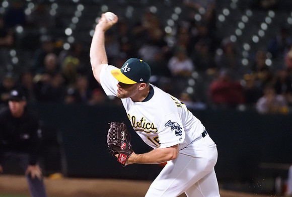MLB: Los Angeles Angels at Oakland Athletics