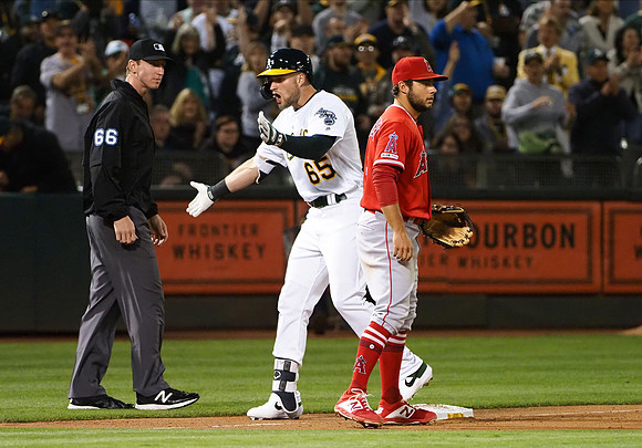MLB: Los Angeles Angels at Oakland Athletics