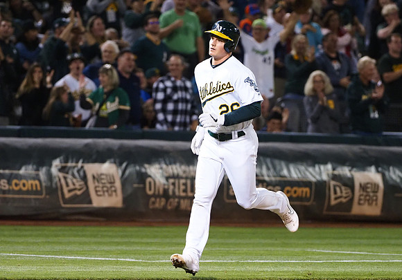 MLB: Los Angeles Angels at Oakland Athletics