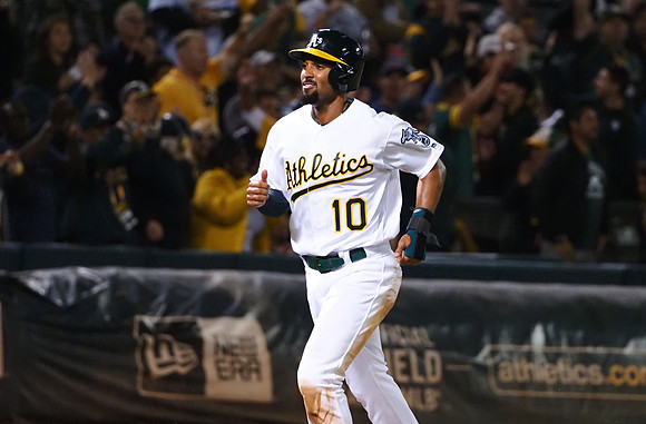 MLB: Los Angeles Angels at Oakland Athletics