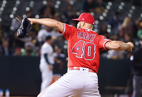 MLB: Los Angeles Angels at Oakland Athletics