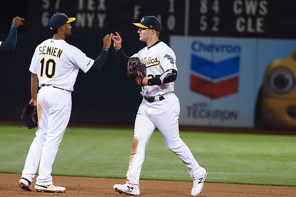 MLB: Los Angeles Angels at Oakland Athletics