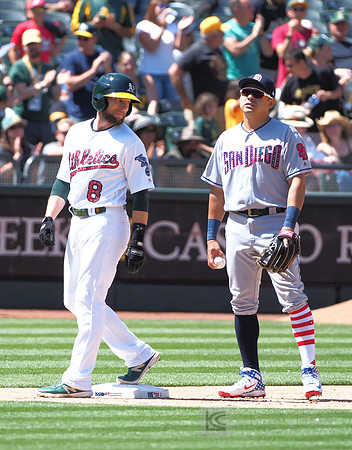 MLB: San Diego Padres at Oakland Athletics