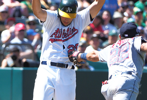 MLB: San Diego Padres at Oakland Athletics