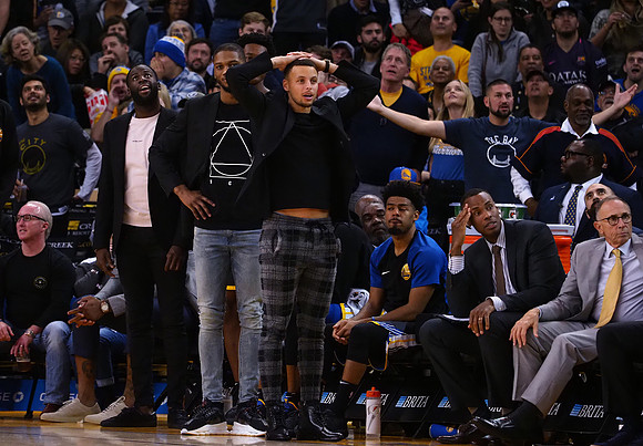 NBA: Portland Trail Blazers at Golden State Warriors