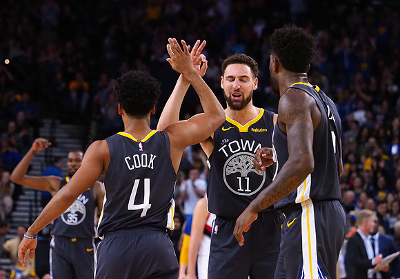 NBA: Portland Trail Blazers at Golden State Warriors