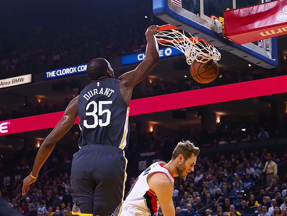 NBA: Portland Trail Blazers at Golden State Warriors