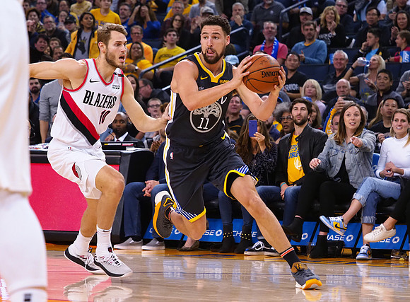 NBA: Portland Trail Blazers at Golden State Warriors