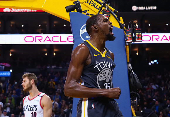 NBA: Portland Trail Blazers at Golden State Warriors