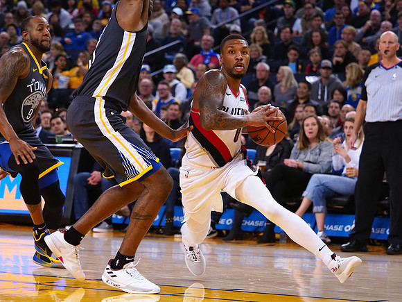 NBA: Portland Trail Blazers at Golden State Warriors