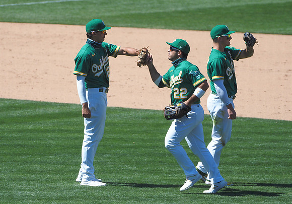 MLB: Texas Rangers at Oakland Athletics