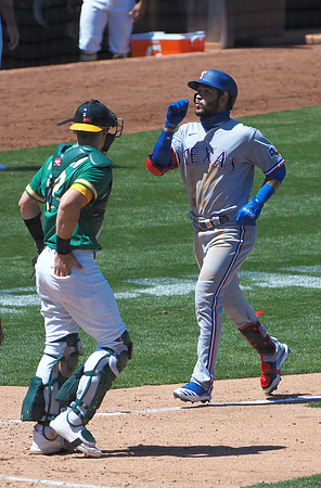 MLB: Texas Rangers at Oakland Athletics
