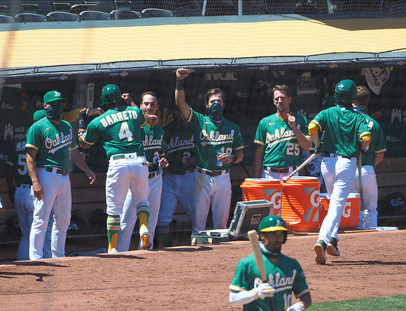 MLB: Texas Rangers at Oakland Athletics