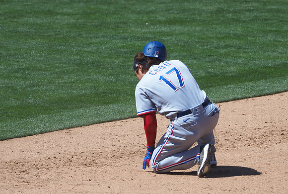 MLB: Texas Rangers at Oakland Athletics