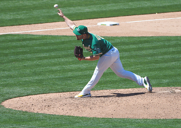 MLB: Texas Rangers at Oakland Athletics