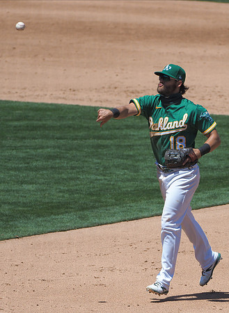 MLB: Texas Rangers at Oakland Athletics